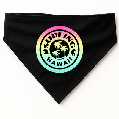 Surfing Hawaii Logo USA-Made Doggie Bandana