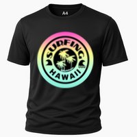 Surfing Hawaii Logo Cooling Performance Crew T-Shirt