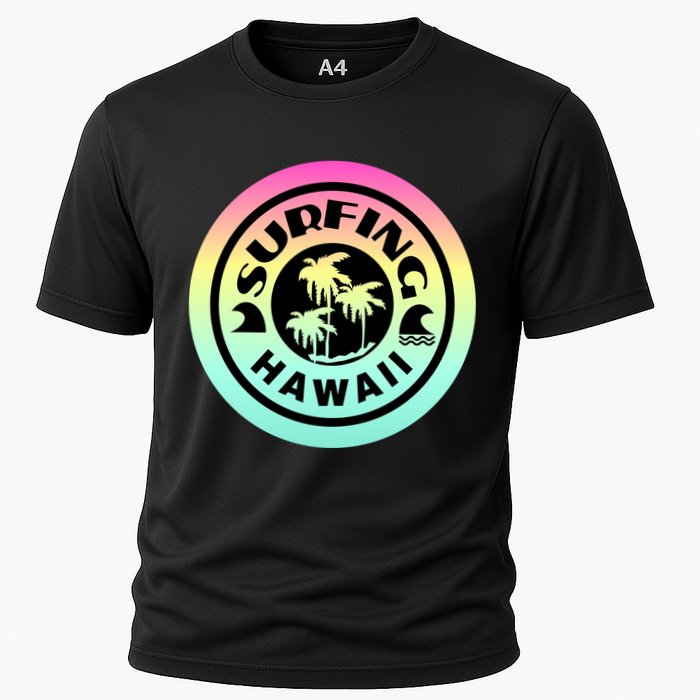 Surfing Hawaii Logo Cooling Performance Crew T-Shirt