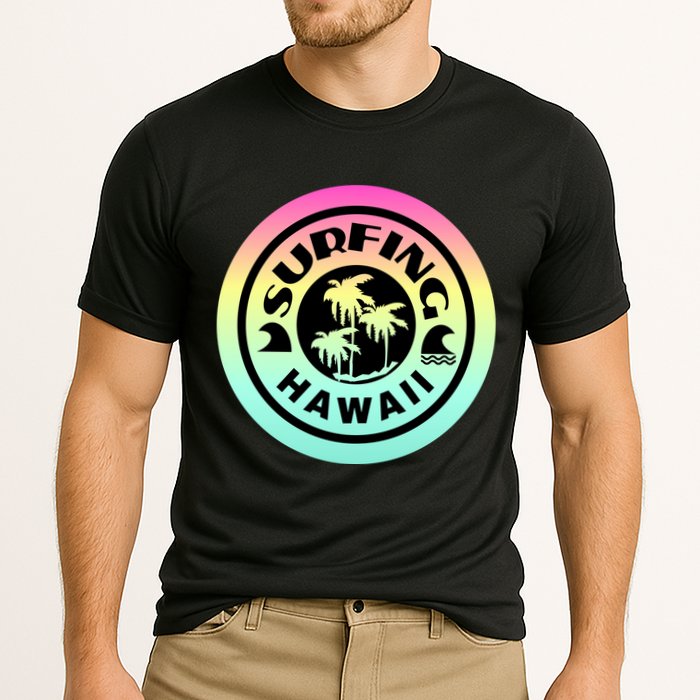 Surfing Hawaii Logo Cooling Performance Crew T-Shirt