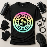 Surfing Hawaii Logo Cooling Performance Crew T-Shirt
