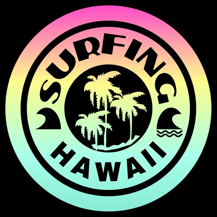 Surfing Hawaii Logo Cooling Performance Crew T-Shirt