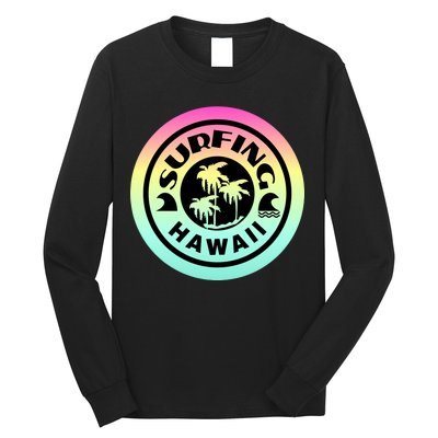 Surfing Hawaii Logo Long Sleeve Shirt