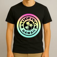 Surfing Hawaii Logo T-Shirt