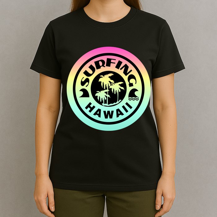Surfing Hawaii Logo T-Shirt