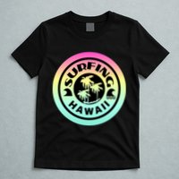 Surfing Hawaii Logo T-Shirt