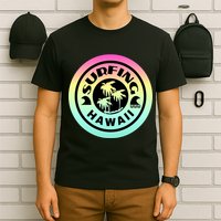 Surfing Hawaii Logo T-Shirt