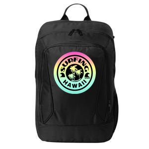 Surfing Hawaii Logo City Backpack