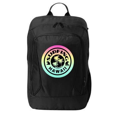 Surfing Hawaii Logo City Backpack