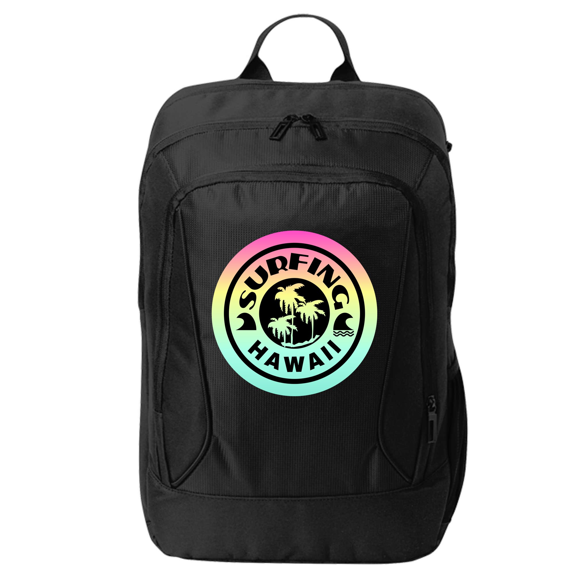 Surfing Hawaii Logo City Backpack