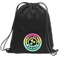 Surfing Hawaii Logo Sweatshirt Cinch Pack Bag