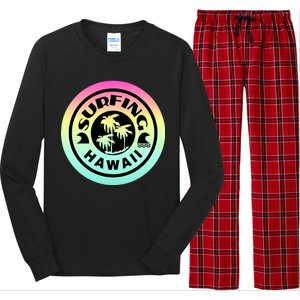 Surfing Hawaii Logo Long Sleeve Pajama Set