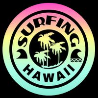 Surfing Hawaii Logo Flatbill Hat