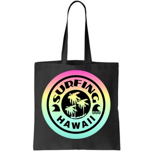 Surfing Hawaii Logo Tote Bag