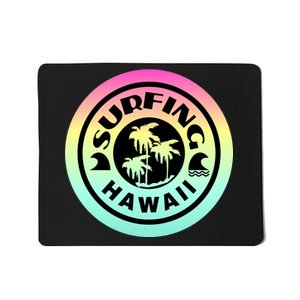 Surfing Hawaii Logo Mousepad