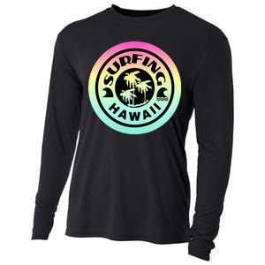 Surfing Hawaii Logo Cooling Performance Long Sleeve Crew