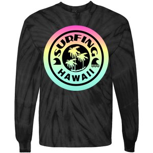 Surfing Hawaii Logo Tie-Dye Long Sleeve Shirt