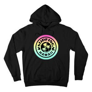 Surfing Hawaii Logo Tall Hoodie