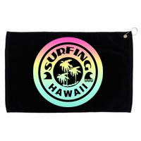 Surfing Hawaii Logo Grommeted Golf Towel