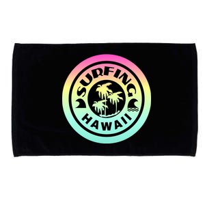 Surfing Hawaii Logo Microfiber Hand Towel