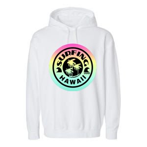 Surfing Hawaii Logo Garment-Dyed Fleece Hoodie