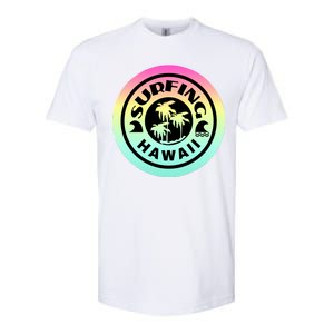 Surfing Hawaii Logo Softstyle CVC T-Shirt