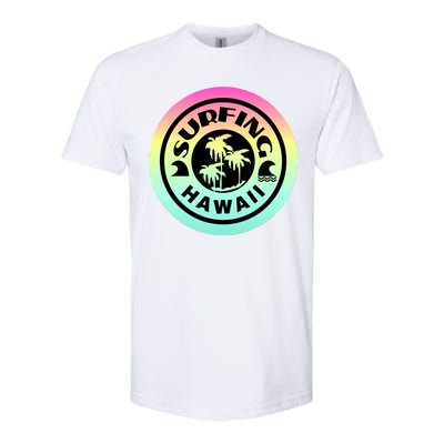 Surfing Hawaii Logo Softstyle® CVC T-Shirt