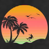 Surfing Into The Sunset Hat