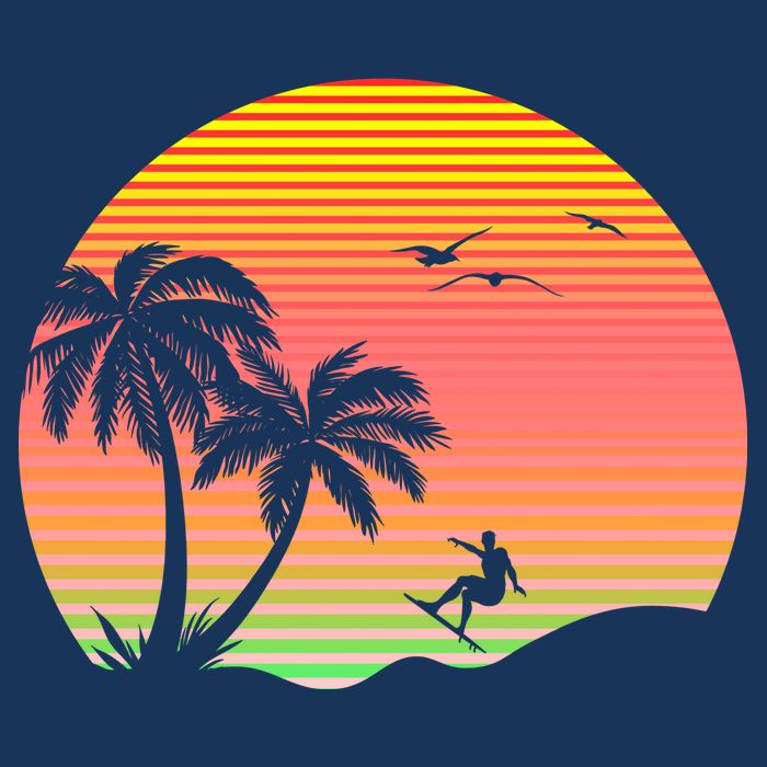 Surfing Into The Sunset Cool Comfort Performance Bucket Hat