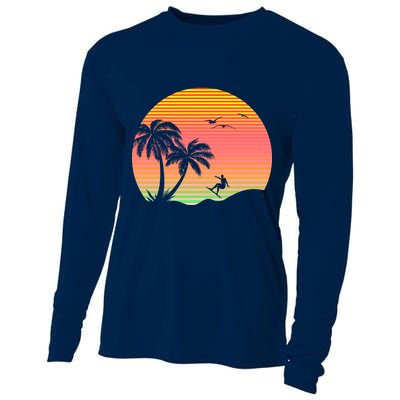 Surfing Into The Sunset Cooling Performance Long Sleeve Crew