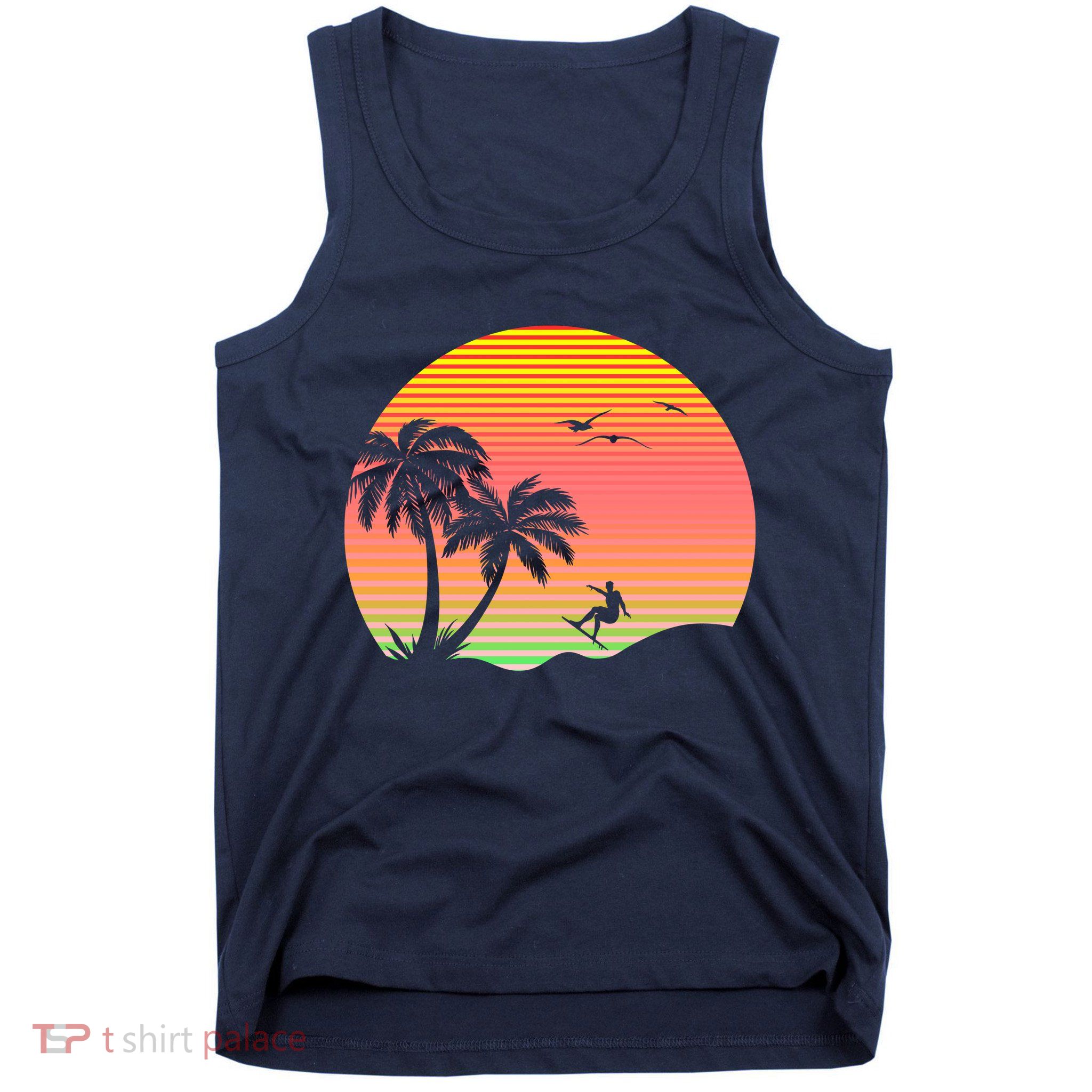 Surfing Into The Sunset Tank Top