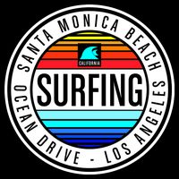 Surfing Logo Cooling Performance Crew T-Shirt