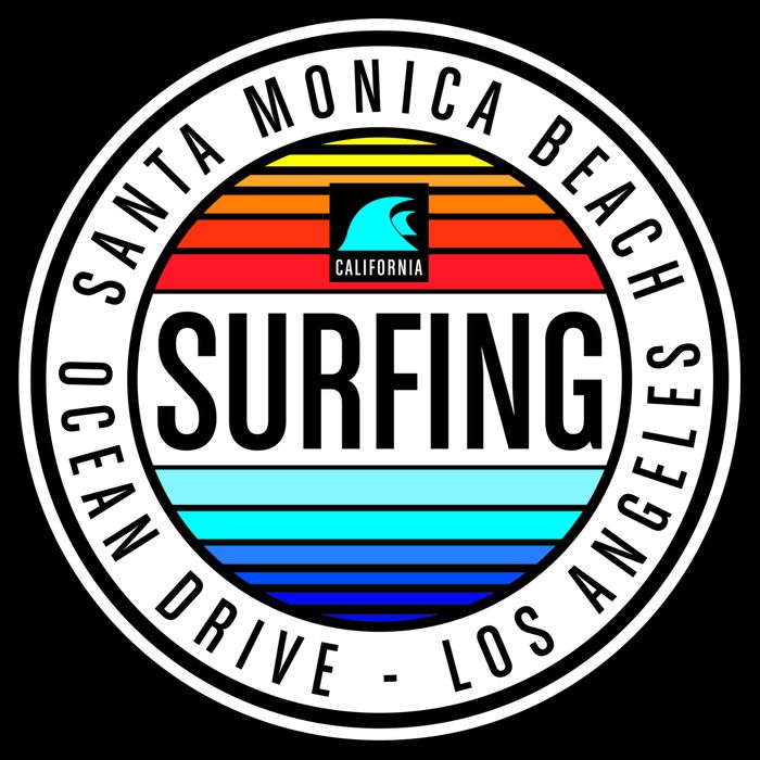 Surfing Logo Cooling Performance Crew T-Shirt