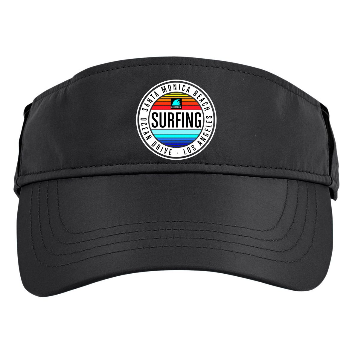 Surfing Logo Adult Drive Performance Visor