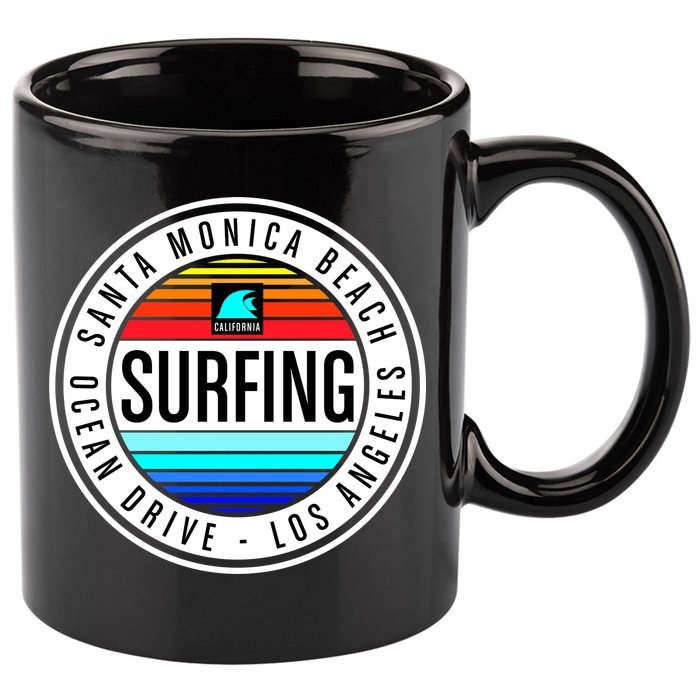 Surfing Logo 11oz C Handle Ceramic Mug