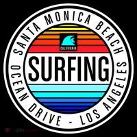 Surfing Logo 16 in Basic Backpack