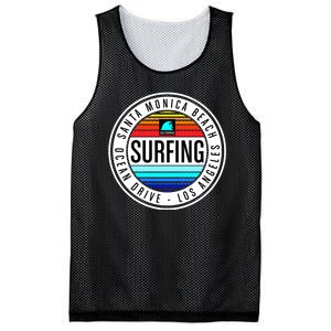 Surfing Logo Mesh Reversible Basketball Jersey Tank