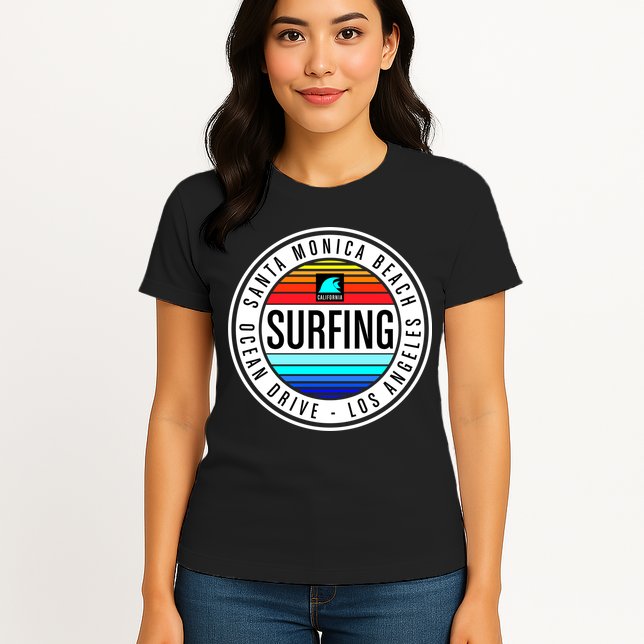 Surfing Logo Womens T-Shirt