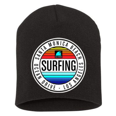 Surfing Logo Short Acrylic Beanie