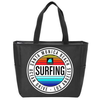 Surfing Logo Zip Tote Bag