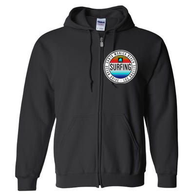 Surfing Logo Full Zip Hoodie