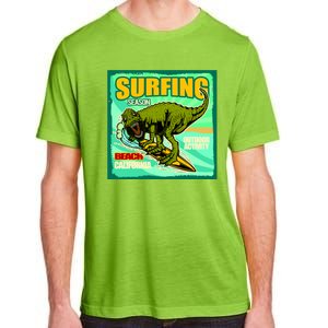 Surfing T-Rex Adult ChromaSoft Performance T-Shirt