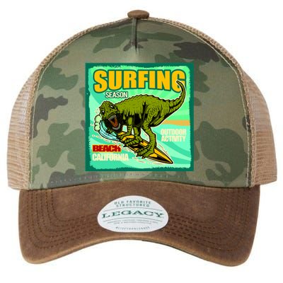 Surfing T-Rex Legacy Tie Dye Trucker Hat