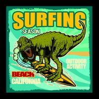 Surfing T-Rex Impact Tech Backpack