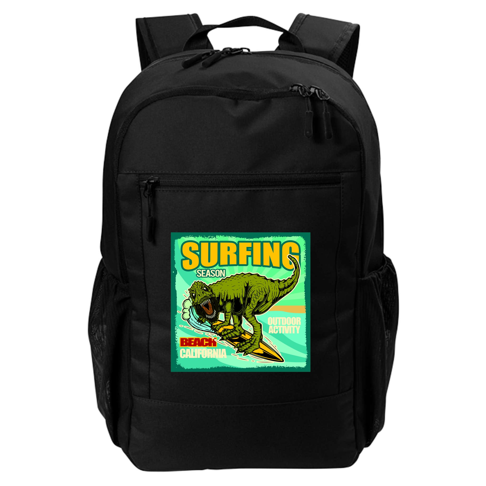Surfing T-Rex Backpack