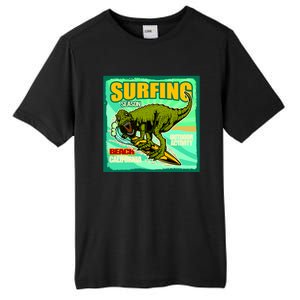 Surfing T-Rex Tall Fusion ChromaSoft Performance T-Shirt