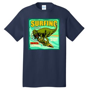 Surfing T-Rex Tall T-Shirt