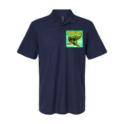 Surfing T-Rex Softstyle Adult Sport Polo