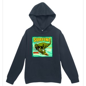 Surfing T-Rex Urban Pullover Hoodie