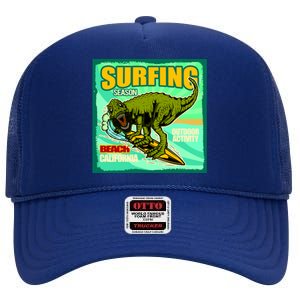 Surfing T-Rex High Crown Mesh Back Trucker Hat